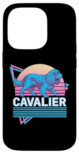 Cavalier King Charles Spaniel im Retro-Stil im Vintage-Synthwave-Stil Hülle für iPhone 14 Pro Cavalier King Charles Spaniel im Retro-Stil im Vintage-Synthwave-Stil Hülle für iPhone 14 Pro von Funny Cavalier 80s Synthwave Vaporwave Dog Designs