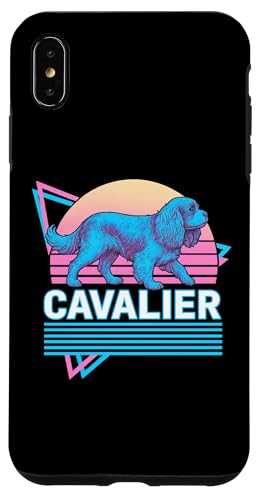 Cavalier King Charles Spaniel im Retro-Stil im Vintage-Synthwave-Stil Hülle für iPhone XS Max Cavalier King Charles Spaniel im Retro-Stil im Vintage-Synthwave-Stil Hülle für iPhone XS Max von Funny Cavalier 80s Synthwave Vaporwave Dog Designs