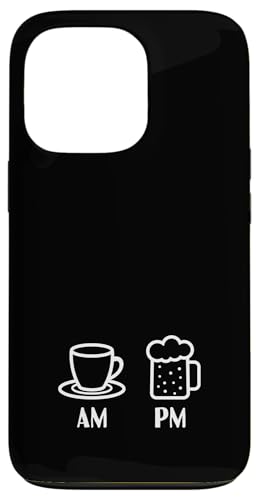 AM Kaffee Espresso PM Bier | Coffee Lover Barista Hülle für iPhone 13 Pro von Funny Coffee Lovers