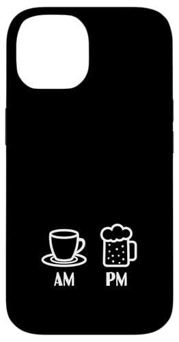 AM Kaffee Espresso PM Bier | Coffee Lover Barista Hülle für iPhone 14 von Funny Coffee Lovers