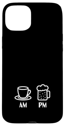 AM Kaffee Espresso PM Bier | Coffee Lover Barista Hülle für iPhone 15 Plus von Funny Coffee Lovers