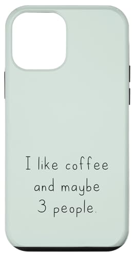 Ich mag Kaffee und vielleicht 3 Leute | Coffee Lover Barista Hülle für iPhone 12 mini von Funny Coffee Lovers