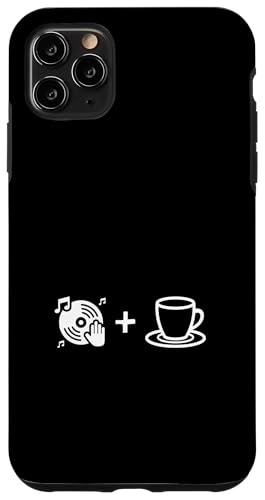 Musik-Vinyl-Schallplatte und Kaffee | Coffee Lover Barista Hülle für iPhone 11 Pro Max von Funny Coffee Lovers