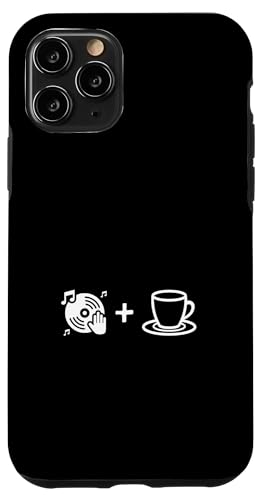 Musik-Vinyl-Schallplatte und Kaffee | Coffee Lover Barista Hülle für iPhone 11 Pro von Funny Coffee Lovers