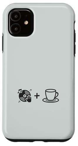 Musik-Vinyl-Schallplatte und Kaffee | Coffee Lover Barista Hülle für iPhone 11 von Funny Coffee Lovers
