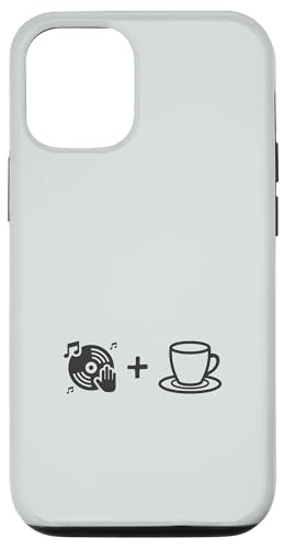 Musik-Vinyl-Schallplatte und Kaffee | Coffee Lover Barista Hülle für iPhone 12/12 Pro von Funny Coffee Lovers