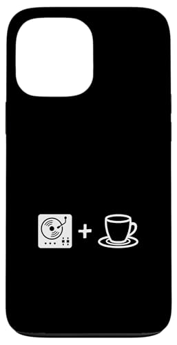 Musik-Vinyl-Schallplatte und Kaffee | Coffee Lover Barista Hülle für iPhone 13 Pro Max von Funny Coffee Lovers