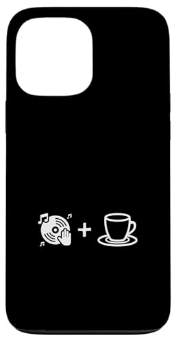 Musik-Vinyl-Schallplatte und Kaffee | Coffee Lover Barista Hülle für iPhone 13 Pro Max von Funny Coffee Lovers