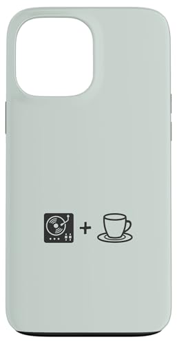 Musik-Vinyl-Schallplatte und Kaffee | Coffee Lover Barista Hülle für iPhone 13 Pro Max von Funny Coffee Lovers