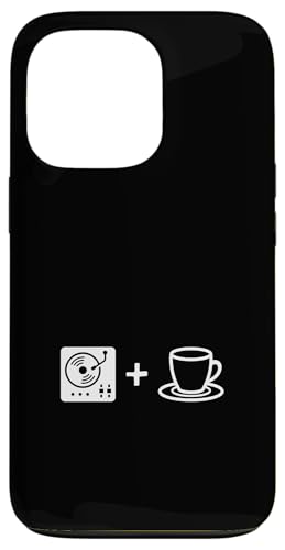 Musik-Vinyl-Schallplatte und Kaffee | Coffee Lover Barista Hülle für iPhone 13 Pro von Funny Coffee Lovers