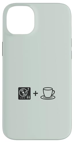 Musik-Vinyl-Schallplatte und Kaffee | Coffee Lover Barista Hülle für iPhone 14 Plus Musik-Vinyl-Schallplatte und Kaffee | Coffee Lover Barista Hülle für iPhone 14 Plus von Funny Coffee Lovers