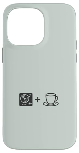 Musik-Vinyl-Schallplatte und Kaffee | Coffee Lover Barista Hülle für iPhone 14 Pro Max von Funny Coffee Lovers