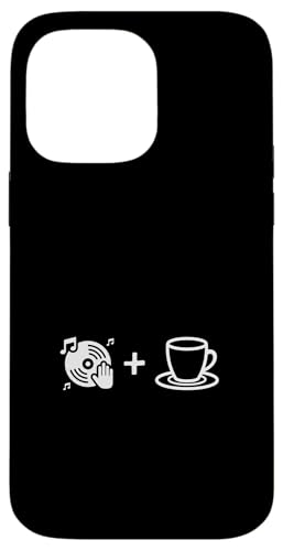 Musik-Vinyl-Schallplatte und Kaffee | Coffee Lover Barista Hülle für iPhone 14 Pro Max von Funny Coffee Lovers