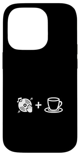 Musik-Vinyl-Schallplatte und Kaffee | Coffee Lover Barista Hülle für iPhone 14 Pro von Funny Coffee Lovers