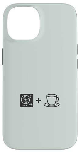 Musik-Vinyl-Schallplatte und Kaffee | Coffee Lover Barista Hülle für iPhone 14 von Funny Coffee Lovers