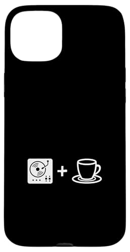 Musik-Vinyl-Schallplatte und Kaffee | Coffee Lover Barista Hülle für iPhone 15 Plus von Funny Coffee Lovers
