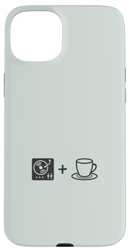 Musik-Vinyl-Schallplatte und Kaffee | Coffee Lover Barista Hülle für iPhone 15 Plus von Funny Coffee Lovers