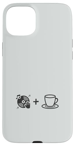 Musik-Vinyl-Schallplatte und Kaffee | Coffee Lover Barista Hülle für iPhone 15 Plus Musik-Vinyl-Schallplatte und Kaffee | Coffee Lover Barista Hülle für iPhone 15 Plus von Funny Coffee Lovers