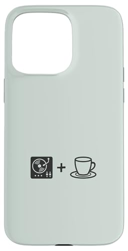 Musik-Vinyl-Schallplatte und Kaffee | Coffee Lover Barista Hülle für iPhone 15 Pro Max von Funny Coffee Lovers
