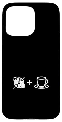 Musik-Vinyl-Schallplatte und Kaffee | Coffee Lover Barista Hülle für iPhone 15 Pro Max von Funny Coffee Lovers