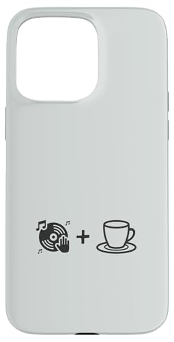 Musik-Vinyl-Schallplatte und Kaffee | Coffee Lover Barista Hülle für iPhone 15 Pro Max Musik-Vinyl-Schallplatte und Kaffee | Coffee Lover Barista Hülle für iPhone 15 Pro Max von Funny Coffee Lovers