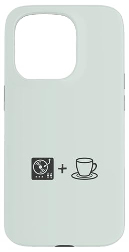 Musik-Vinyl-Schallplatte und Kaffee | Coffee Lover Barista Hülle für iPhone 15 Pro von Funny Coffee Lovers