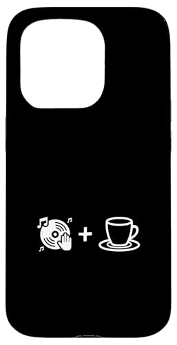 Musik-Vinyl-Schallplatte und Kaffee | Coffee Lover Barista Hülle für iPhone 15 Pro von Funny Coffee Lovers