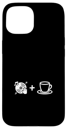 Musik-Vinyl-Schallplatte und Kaffee | Coffee Lover Barista Hülle für iPhone 15 von Funny Coffee Lovers