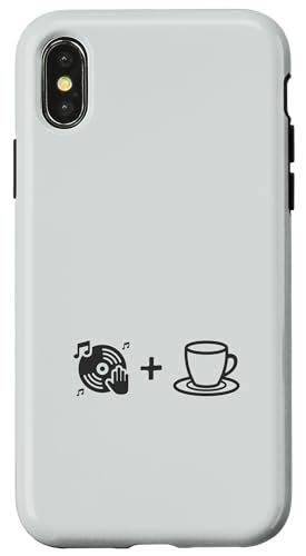 Musik-Vinyl-Schallplatte und Kaffee | Coffee Lover Barista Hülle für iPhone X/XS Musik-Vinyl-Schallplatte und Kaffee | Coffee Lover Barista Hülle für iPhone X/XS von Funny Coffee Lovers