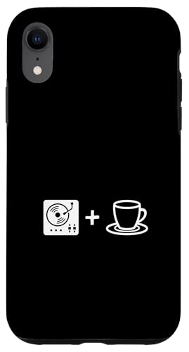 Musik-Vinyl-Schallplatte und Kaffee | Coffee Lover Barista Hülle für iPhone XR von Funny Coffee Lovers