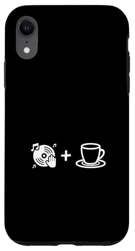 Musik-Vinyl-Schallplatte und Kaffee | Coffee Lover Barista Hülle für iPhone XR von Funny Coffee Lovers