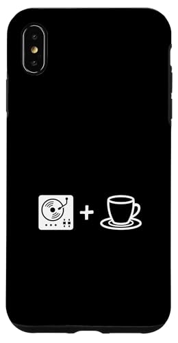 Musik-Vinyl-Schallplatte und Kaffee | Coffee Lover Barista Hülle für iPhone XS Max von Funny Coffee Lovers