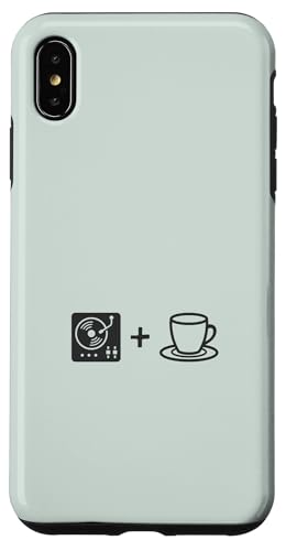 Musik-Vinyl-Schallplatte und Kaffee | Coffee Lover Barista Hülle für iPhone XS Max von Funny Coffee Lovers