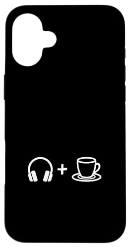 Musik und Kaffee | Coffee Lover Barista Hülle für iPhone 16 Plus von Funny Coffee Lovers