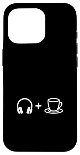 Musik und Kaffee | Coffee Lover Barista Hülle für iPhone 16 Pro von Funny Coffee Lovers