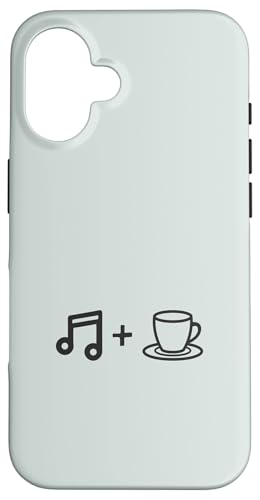Musik und Kaffee | Coffee Lover Barista Hülle für iPhone 16 von Funny Coffee Lovers