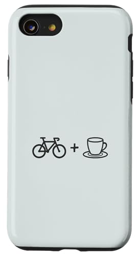 Radfahren und Kaffee | Coffee Lover Barista Hülle für iPhone SE (2020) / 7 / 8 von Funny Coffee Lovers