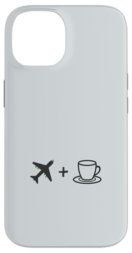 Reiseflugzeug und Kaffee | Coffee Lover Barista Hülle für iPhone 14 von Funny Coffee Lovers