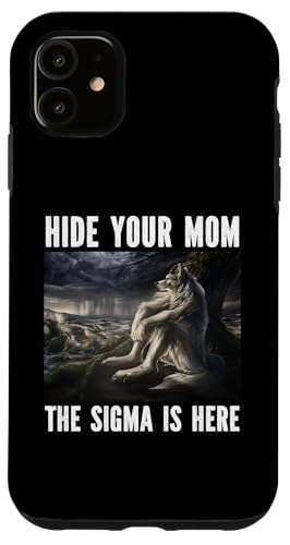 Hülle für iPhone 11 Hide Your Mom Sigma Funny Alpha Werwolf Wolf Meme Hülle für iPhone 11 Hide Your Mom Sigma Funny Alpha Werwolf Wolf Meme von Funny Cringe Werewolf Memes