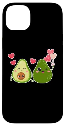 Paar Avocado schwanger mit Baby Kawaii Valentines Vintage Hülle für iPhone 14 Plus von Merch von Amazon