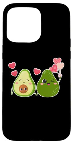 Paar Avocado schwanger mit Baby Kawaii Valentines Vintage Hülle für iPhone 15 Pro Max von Merch von Amazon