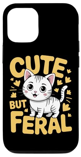 Niedliche, aber wilde Katze Hülle für iPhone 12/12 Pro Niedliche, aber wilde Katze Hülle für iPhone 12/12 Pro von Funny Cute But Feral Gifts for Women and Men