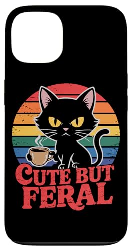 Niedliche, aber wilde Katze Hülle für iPhone 13 Niedliche, aber wilde Katze Hülle für iPhone 13 von Funny Cute But Feral Gifts for Women and Men