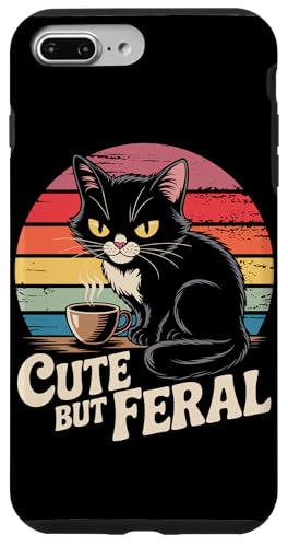Niedliche, aber wilde Katze Hülle für iPhone 7 Plus/8 Plus Niedliche, aber wilde Katze Hülle für iPhone 7 Plus/8 Plus von Funny Cute But Feral Gifts for Women and Men