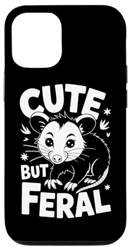 Niedliches, aber wildes Opossum Hülle für iPhone 12/12 Pro von Funny Cute But Feral Gifts for Women and Men