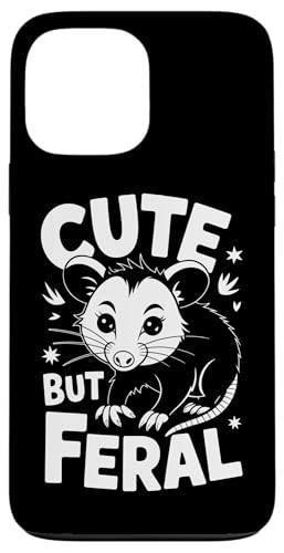 Niedliches, aber wildes Opossum Hülle für iPhone 13 Pro Max von Funny Cute But Feral Gifts for Women and Men