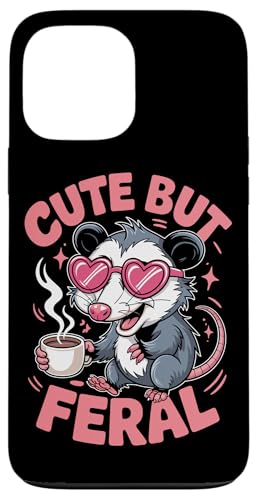 Niedliches, aber wildes Opossum Hülle für iPhone 13 Pro Max von Funny Cute But Feral Gifts for Women and Men