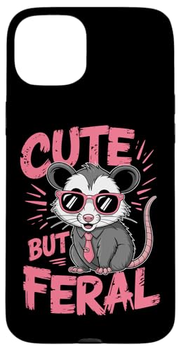 Niedliches, aber wildes Opossum Hülle für iPhone 15 Plus von Funny Cute But Feral Gifts for Women and Men