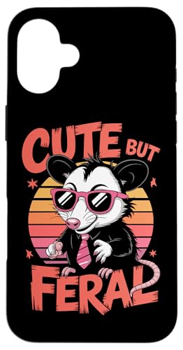 Niedliches, aber wildes Opossum Hülle für iPhone 16 Plus von Funny Cute But Feral Gifts for Women and Men