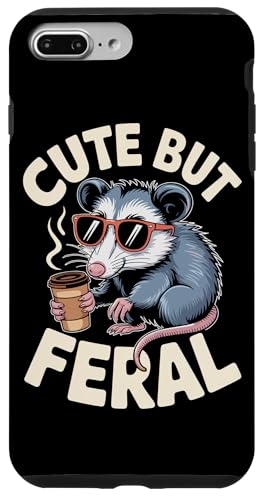 Niedliches, aber wildes Opossum Hülle für iPhone 7 Plus/8 Plus von Funny Cute But Feral Gifts for Women and Men